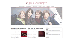 Desktop Screenshot of klenke-quartett.de